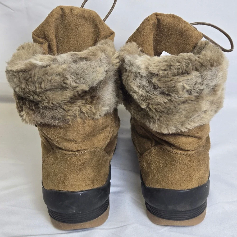 Pajar Faux Fur Lined Winter Boots, Women's Size 38 US 7, Canadian Hiking Utility